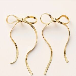 Kate Spade x Target Gold Bow Earrings